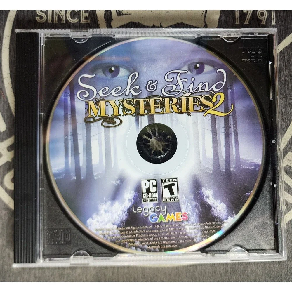 Seek And Find Mysteries 2 (PC, Legacy Interactive 2013 ) 3 Pack